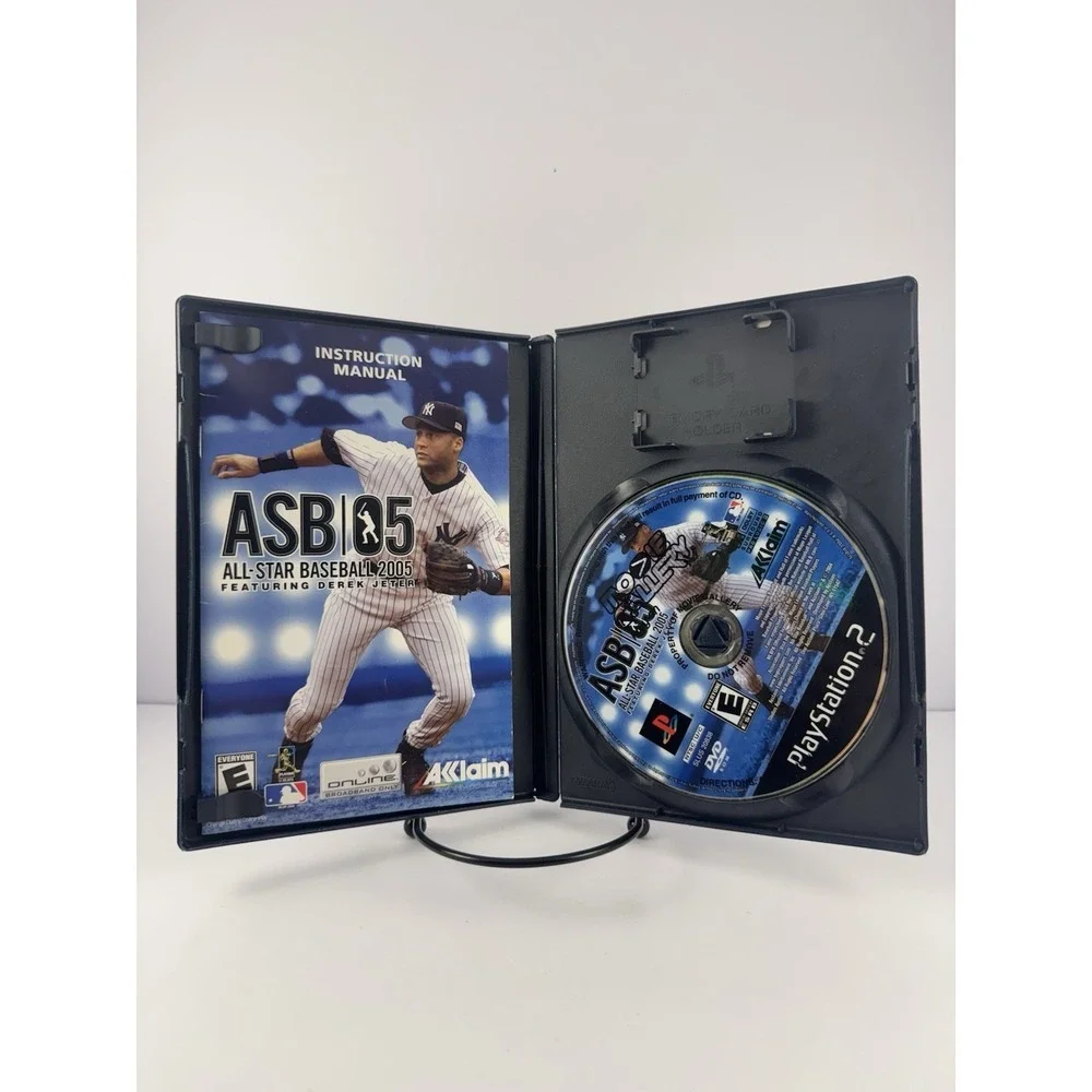 Playstation 2 All-Star Baseball 2005‎ Video Game W/ Manual (Rental Version)